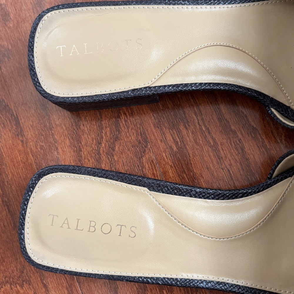 Talbots Viv Buckle Slide Sandals in Indigo Blue, size 8.5 - Picture 6 of 8
